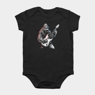 The Sasquatch Guitarist: Bigfoot's Electric Jams Baby Bodysuit
